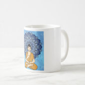 Mug Médaille de Bouddha Mandala Retro (Devant droit)