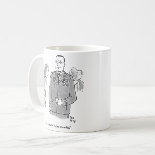 Mug médaille de cybersécurité (Devant gauche)