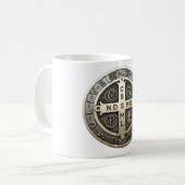 Mug médaille de San Benito (Devant gauche)