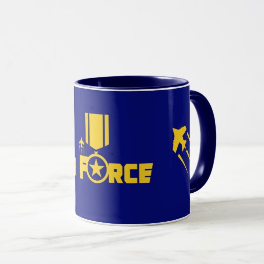 Mug Médaille des étoiles militaires de la Force aérien (Devant droit)