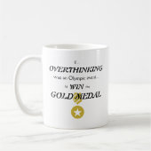 Mug Médaille d'or Overthinking (Gauche)