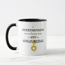 Médaille d'or Overthinking 