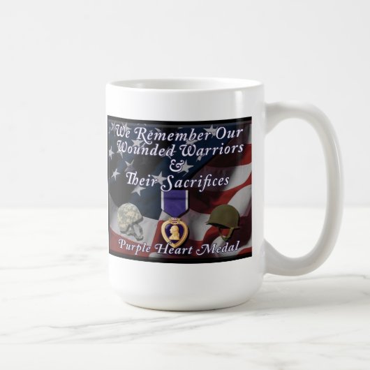 Mug Médaille du coeur pourpre (Droite)