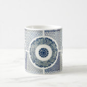 Mug Médaillon Chinois : Chinoiserie Bleu Indigo (Centre)