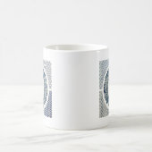 Mug Médaillon Chinois : Chinoiserie Bleu Indigo (Centre)
