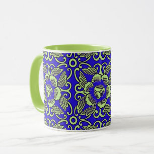 Mug Médaillon de fleurs de lime