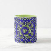 Mug Médaillon de fleurs de lime (Centre)