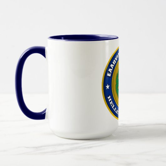 Mug Médaillon de la république Grecque (Grèce) (Gauche)