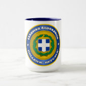 Mug Médaillon de la république Grecque (Grèce) (Centre)