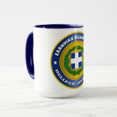 Mug Médaillon de la république Grecque (Grèce) (Devant gauche)