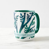 Mug Médaillon de l'arbre Modeh Ani (Devant droit)