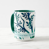 Mug Médaillon de l'arbre Modeh Ani (Devant gauche)