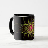 Mug Médaillon rouge Par Alexandra Cook alias Linandara (Devant gauche)