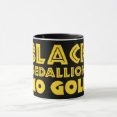 MUG MÉDALLIONS NOIRES PAS D'OR (Centre)