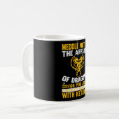 Mug Meddle Pas Dans Les Affaires Des Dragons Pour (Devant gauche)