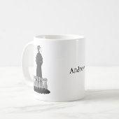 Mug Médecin de la peste avec les étudiants Enseignant  (Devant gauche)