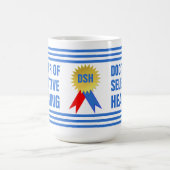 Mug Médecin de l'audition sélective drôle (Centre)