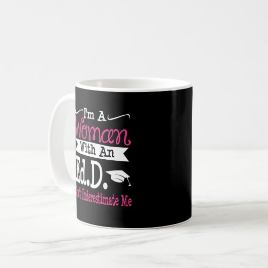 Mug Médecin de l'éducation EdD Dons à ses femmes (Devant gauche)