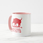 Mug Médecin de l'histoire des artistes (Devant gauche)