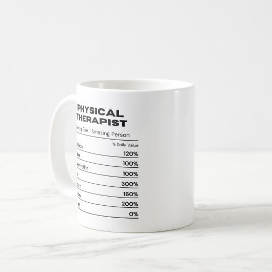 Mug Médecin de mouvement déterminé par un physiothérap (Devant gauche)
