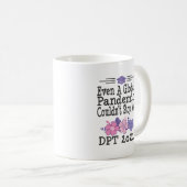 Mug Médecin de thérapie physique DPT Diplôme de doctor (Devant droit)