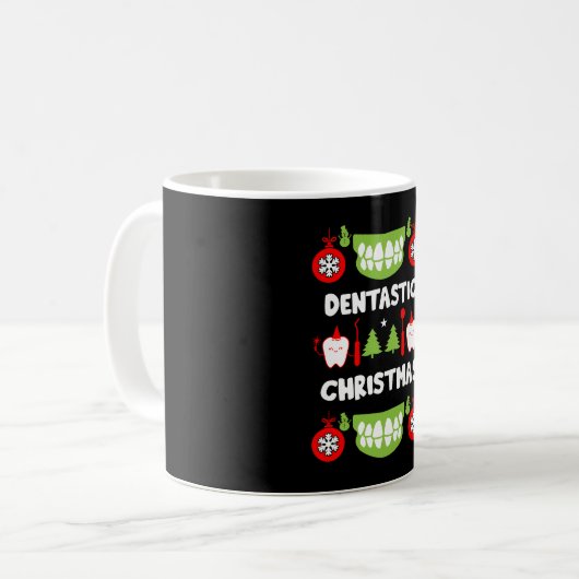 Mug Médecin dentaire Xmas (Devant gauche)
