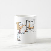 Mug Médecin drôle enseignant l'anatomie du pied (Centre)