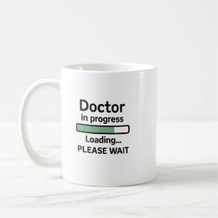 Mug Médecin en cours Chargement d'une boîte