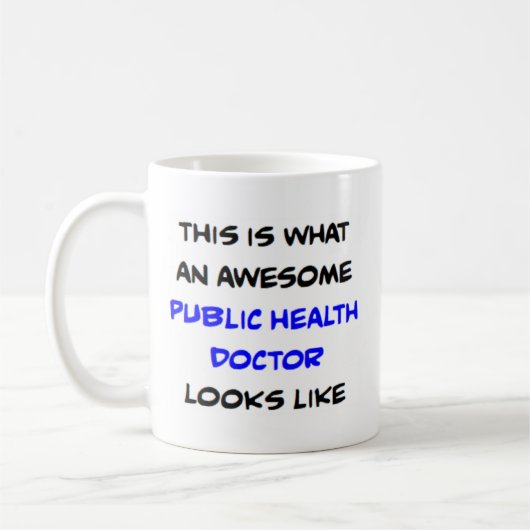 Mug médecin en santé publique, génial (Gauche)