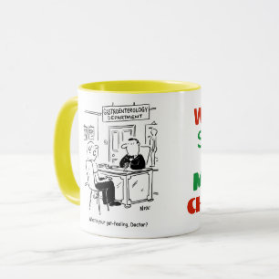 Mug Médecin et patient dans le cabinet du médecin - In