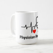 Mug Médecin Infirmière PA Conception des soins de sant (Devant gauche)