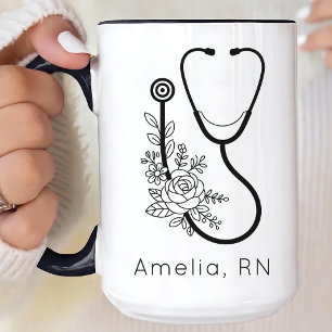 Mug Médecin Infirmière   Travailleur de santé médical 