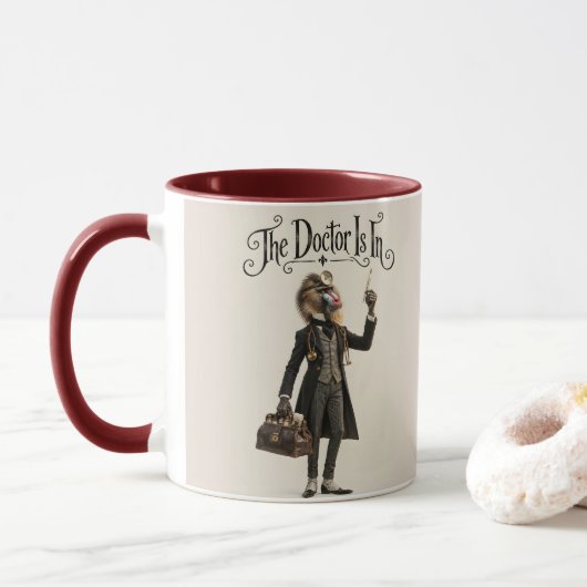 Mug Médecin Mandrill (Avec donut)