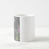 Mug Médecin MD Stéthoscope Floral Personnalisé (Centre)