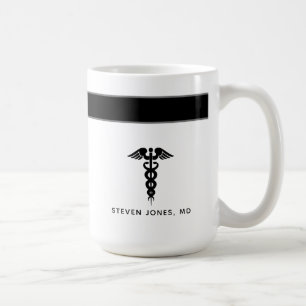 Mug Médecin Médicale étudiant Docteur Noir Blanc No