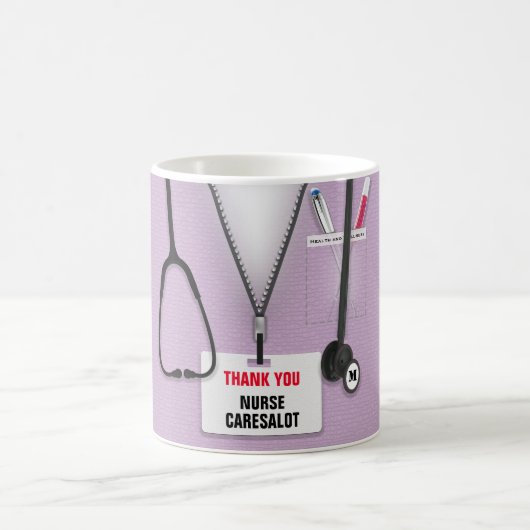Mug Médecin Médicale, infirmière ou aidante de carrièr (Centre)