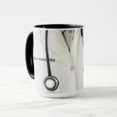 Mug Médecin personnalisé (Devant gauche)