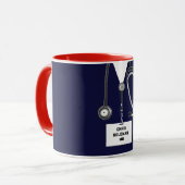 Mug Médecin personnalisé (Devant gauche)