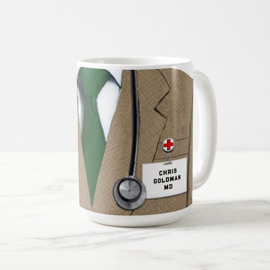 Mug Médecin personnalisé (Devant droit)