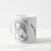 Mug Médecin rétro (Devant gauche)