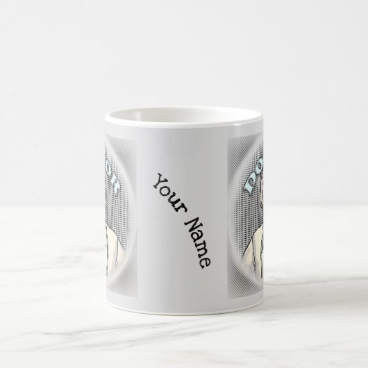 Mug Médecine féminine rétro (Centre)