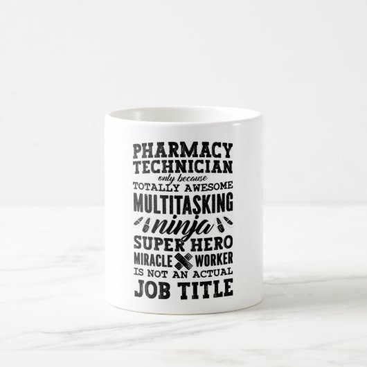 Mug Médecine Héros Tech Pharmaciste Technicien en phar (Centre)
