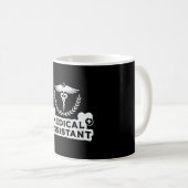 Mug Médecine infirmière adjointe Médicale Drôle (Devant droit)