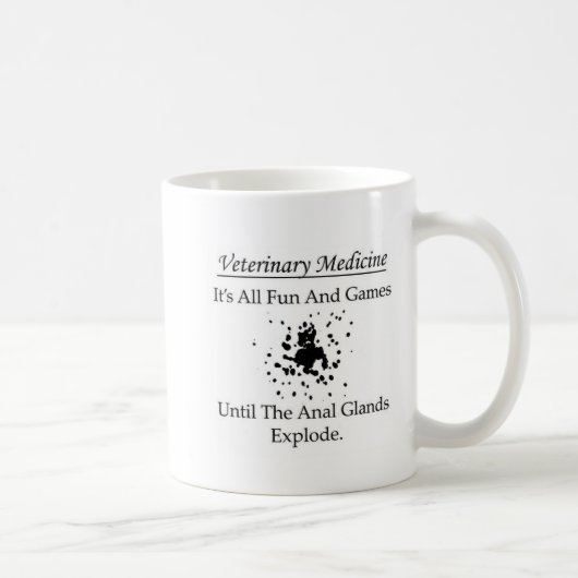 Mug Médecine vétérinaire - c'est tous les amusement et (Droite)