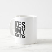 Mug Médecins d'armée de goûts de SHERLOCK (Devant gauche)