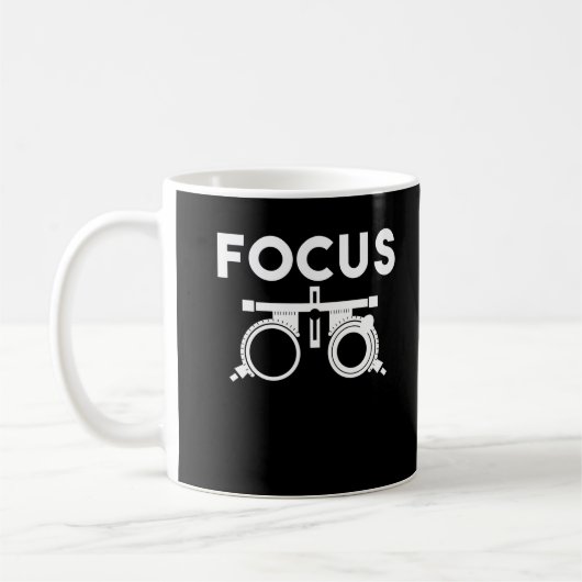 Mug Médecins des yeux Humour Opticiens amusants (Gauche)