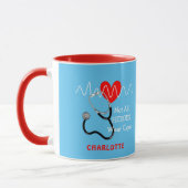 Mug Médecins Infirmières Appréciation Cadeau (Gauche)