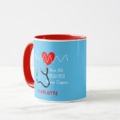 Mug Médecins Infirmières Appréciation Cadeau (Devant gauche)