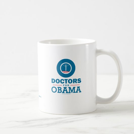 Mug Médecins pour Obama (Droite)