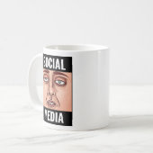 Mug Médias sociaux (Devant gauche)